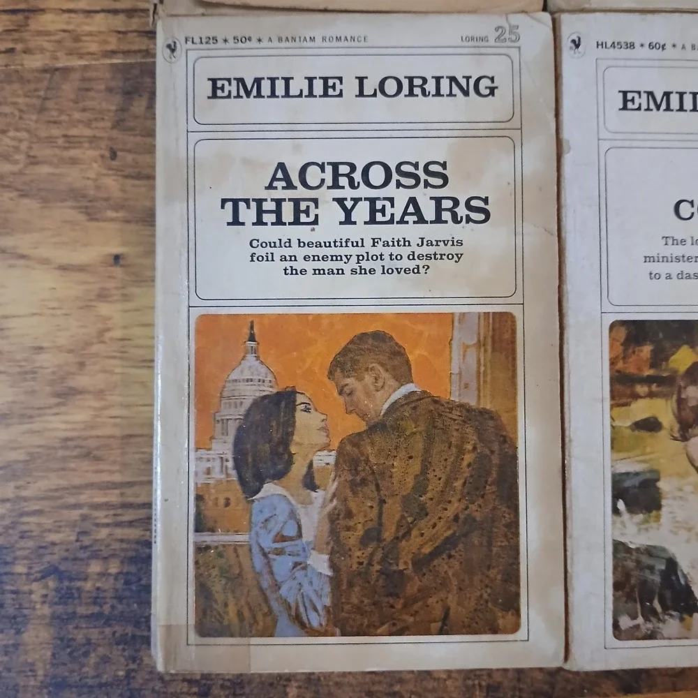 Lot of 9 Vintage Emilie Loring Books Paperback 1960s‎ Printing Romance READ